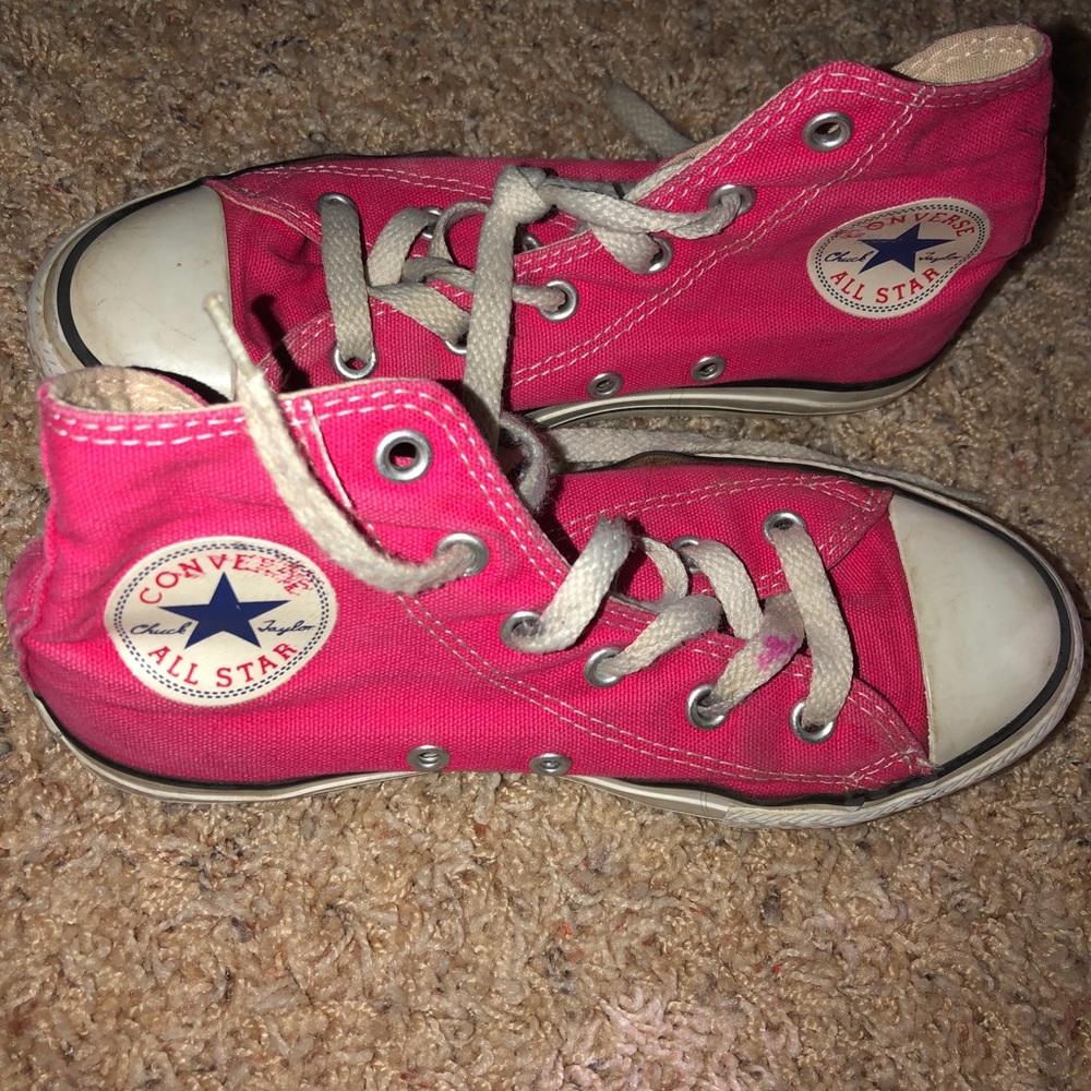 Converse High top pink size 1